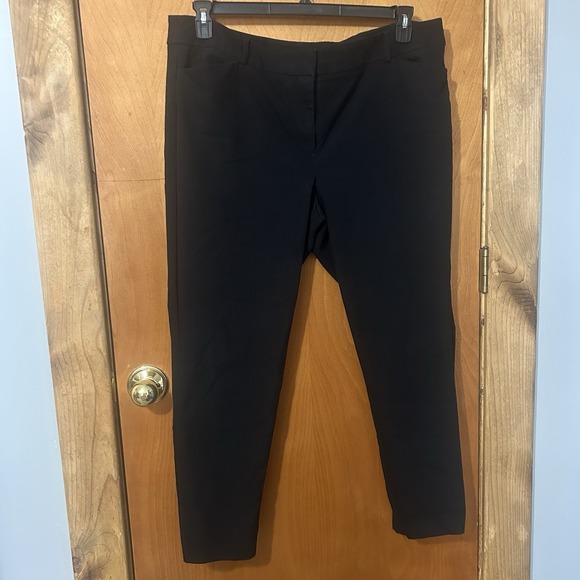 LOFT Pants - LOFT Womens '‎ Julie Skinny ' Black Dress Pants Career Business Size 18 Tall